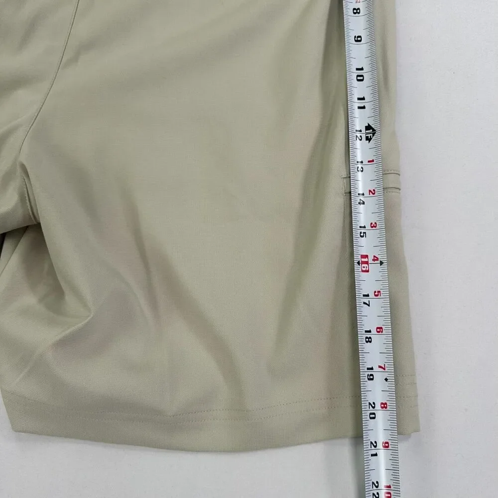 PGA Tour Men's Active Waistband Beige Golf Shorts 40 NWT 6 Pockets 50 UPF